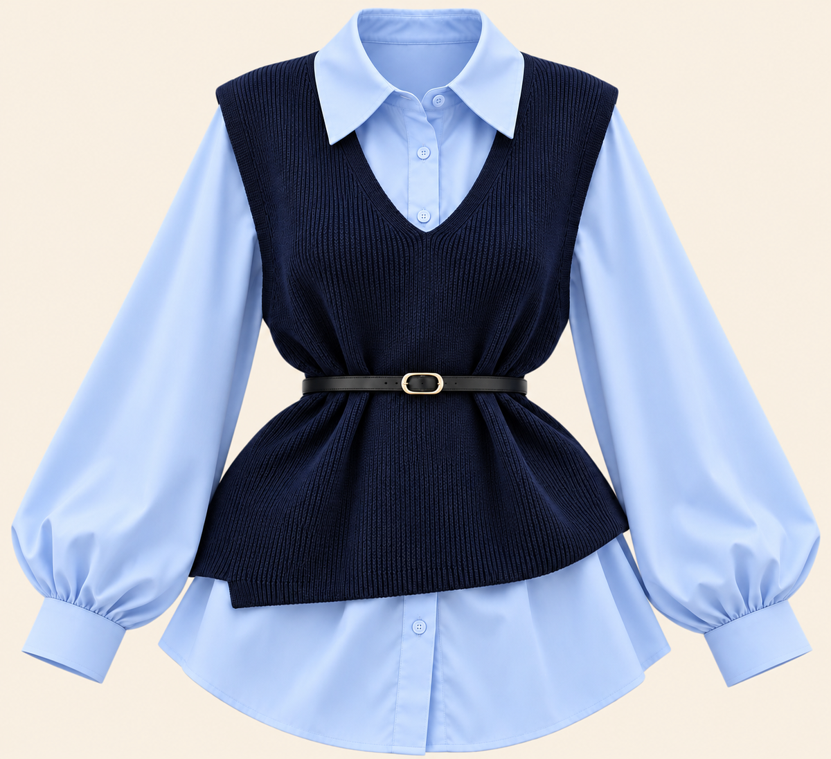 L'Ensemble Boss Lady Bleue